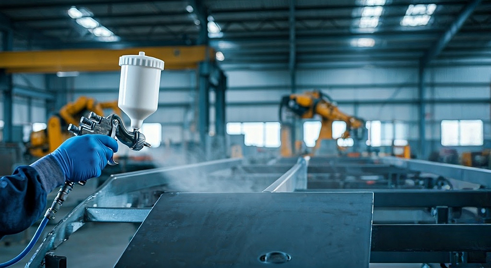 Machine Sprayed Automatic Spray Guns: Industrial Spray Coating Solutions | T&R ROXGEN ...